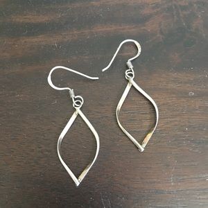 Silver earrings
